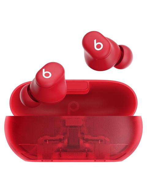 Beats Solo Buds Transparent Red